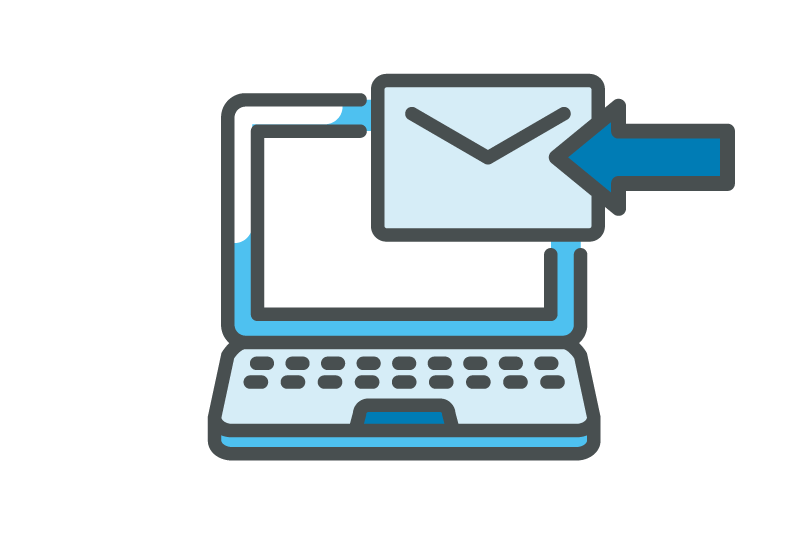 広告データ受取り完了メールが届きます